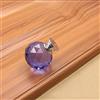EYCFSJ Manici E Pomelli Cristallo 6 Pezzi Per Porta Dell'Armadio Per Mobili Maniglia In Cristallo Monoforo Diamante Sferico In Vetro Trasparente 40 Mm Maniglia Per Porta Dell'Armadio Del Cassetto Blu