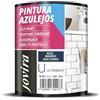 JOVIRA PINTURAS Vernice Per Piastrelle 750 ml |ultra opaco a Base d'acqua. Date un nuovo look alla vostra cucina e al vostro bagno. (750 Millilitri,Blu notte Marino)
