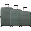American Tourister AEROJOY TROLLEY SET TROLLEY S-M-L 157470 DARK FOREST (1257)