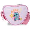 Disney Joumma Disney Stitch You & Me Borsa a Tracolla Malva 17x14.5x4 cm Poliestere