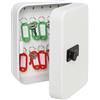 Parrency Cassetta portachiavi con serratura a combinazione con 20 ganci, grande montaggio a parete, 7 4/5 x 6 3/10 x 3 (etichette chiave incluse)