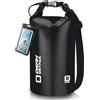 OSAH DRYPAK Dry Bag Borsa Impermeabile Mare 5L/10L/20L/30L/40L Sacca Impermeabile con Spallacci e Custodia Impermeabile per Telefono per Sport Acquatici, Kayak, Pesca, Campeggio