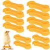 Beavorty Correttore Zampe per Pulcini, in PVC Anelli Regolabili 12 Pezzi | Diametri 4 5 6mm, Lunghezze 23 27 32mm, Uso per Anatre e Anatroccoli