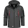 Geographical Norway Tambour Men's Softshell Jacket - Dark Grey, S