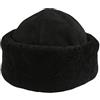 Islamic Bazaar Cappello invernale in finta pelliccia, caldo ed elegante, per uomini e donne, berretto da caccia, accessori da campeggio, nero, M-XL
