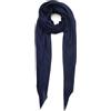 KASHFAB 100% Cachemire Sciarpa Fatto in Kashmir (Confezione Regalo) Lana Merino Intelligente Seta Scialle Sopraffina Super Morbida Donna Uomo Pashmina Autunno Inverno Marina Blu