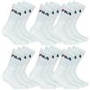 Fila Freizeit & Sport-Socken 18 Paar Sparpack | Damen & Herren Tennis-Socken (Weiß 35-38)
