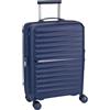 American Tourister FastForward Trolley Cabina, Navy Blue, 55x40x20/23 cm, 36/44 L, Polipropilene, Espandibile, 4 Ruote Spinner, Chiusura TSA