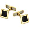 Gioielleria Lucchese Oro Gemelli Uomo Oro Bianco Giallo GL102484