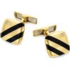 Gioielleria Lucchese Oro Gemelli Uomo Oro Bianco Giallo GL102486