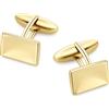 Gioielleria Lucchese Oro Gemelli Uomo Oro Giallo GL102490