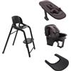 Bugaboo Giraffe Sedia Evolutiva Sistema Modulare Completo 4 In 1- Bugaboo Nero