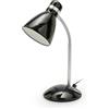 Velamp Lampada da Scrivania Attacco Lampadina E27, Compatibile LED, Braccio Flessibile, Con Cavo ed Interruttore, Per Camera Bimbo, Scrivania, Studio