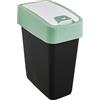 keeeper Cestino Premium con Coperchio Ribaltabile, Soft-Touch, 10 L, Magne, Nordic Green (Verde)