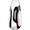 LEONARDO HOME OCCHI Bianchi 055296 - Vaso di design in nero e bianco, 8 cm, accessorio per la decorazione da tavolo, elegante per fiori, altezza 37 cm, multicolore