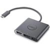 DELL Adattatore da USB-C a HDMI/DP con pass-through di alimentazione