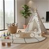 Percorso Equilibrio Bambini Bordi Arrotondati Trave Equilibrio Legno