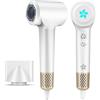 HZD Asciugacapelli Ionico, Phon Capelli Professionale, Phon al Plasma da 400 Milioni, Motore brushless da 110.000 giri/min per Asciugatura Rapida, 57dB Rumore Basso per Viaggio e Domestico