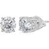 TJC Orecchini a perno con solitario di moissanite, diamante creato in laboratorio da 4/5/6/7/8 mm, orecchini in argento Sterling 925 per donne e uomini, piercing per elica/trago/lobo con chiusura a