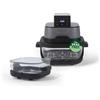 Salter Crisp & Go friggitrice ad aria portatile - contenitori intercambiabili, finestra 360°, recipiente 4 L e vaschette 1,5 L, vassoi senza PFAS lavabili in lavastoviglie, 1500 W