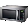 Aspes AMWH2510001MD - Microonde Basic, 25 litri, installazione libera, in acciaio inox, 1000 W, 4 programmi, controllo elettronico, modalità scongelamento, cavità in acciaio inox, facile pulizia