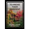 Donna J Clemente Wallace Rob To Prove Them Innocent (Tascabile)
