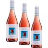 Calalei Cerasuolo d'Abruzzo DOC - Vino Rosato dai Profumi di Rosa e Melograno, Gusto Fresco, Dissetante e Minerale - 13% Vol - Bottiglia da 750 ml (Confezione da 3)