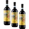 Vita Mediterranea Nero d'Avola Sicilia DOC - Vino Rosso Biologico e Vegano, 750 ml (Confezione da 3)
