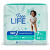 Ontex Freelife XXL Pannolini per bambini taglia 7 da 15+ kg, 30 pannolini