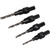 Silverline, Set di punte per foratura/svasatura, 4 pz. - 792085