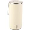 LUCKDANO Bollitore Elettrico da Viaggio in Acciaio Inossidabile, Ricaricabile Tramite USB Portatile, Agitatore Incorporato, Riscaldamento a 55°C, Batteria a Lunga Durata, capacità 400 Ml,
