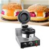 Generic Macchina per hamburger, pressa elettrica, macchina per hamburger, macchina per gelato, brioche, macchina per hamburger, macchina per panini, piastre antiaderenti, controllo indipendente dell