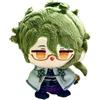 TOPLITHE Genshin Peluche, 12CM Peluche Anime Simpatico Portachiavi Con Bambola Di Pezza Impact Morbida Figura Di Carcoon for Il Regalo Dei Fan(Baizhu)