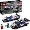 LEGO Speed Champions Auto da Corsa BMW M4 GT3 e BMW M Hybrid V8, Macchine Giocattolo per Bambini da 9 Anni, 2 Modellini da Costruire di Veicoli con 2 Minifigure, Idea Regalo da Esposizione 76922