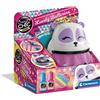 Clementoni Crazy Chic - Lovely Ballerina Nail Art, Kit Manicure, Gioco Creativo per Bambini 6+ Anni, con 2 Smalti Colorati e Lima per Unghie, Trousse Panda, Made in Italy, 18694