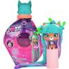 IMC Toys VIP Pets Cats Stormy | Gattini da collezione che brillano al buio, con lunghi capelli da pettinare e 15 accessori- Giocattolo per bambini e bambine +3 anni