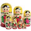 rukauf Semenovskaya Matroshka Matrioska Babushka Matrioska - 8 bambole da 19 cm, in legno