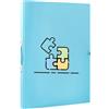 Kepuarm Cartella per Puzzle da 1000 Pezzi, Organizzatore di Puzzle con 20 Tasche, Antipolvere e Protettivo, Appassionati di Puzzle (Blu)