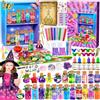 Frasheng Giochi Creativi con 24 Bottiglie di Pozioni Magiche, Farfalla, Pietra di Cristallo, Regalo Bambina 6-10 Anni