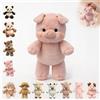 OKESYO 45 cm Peluche Mucca Che Corre, Giocattoli di Peluche Realistico Cinghiale, Mucca, Maiale, Pecora, Panda, Giocattoli interattivi Per Uomini Donne Bambini E Ragazzi Decorazione Domestica