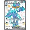 Friki Monkey Carte Pokemon Giganti Promo, Carta GX, VMAX, EX, Vstar o V, Jumbo formato XXL, Promozionale, Ufficiale in inglese (Quaquaval EX)