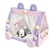 Whnbuij Tenda da gioco per culla per bambole - Mini per casetta, adorabile angolo notte in ridotta, mobili leggeri per culla, accessorio finto creativo, affascinante elemento d'accento - cameretta