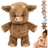 Generico Peluche Che Corre, Pupazzo Che Corre, 45cm Sprint Peluche, Peluche Interattivo Con Gambe Mobili Per Uomini, Donne, Bambini E Ragazzi, Animale Di Pe luche, The Running Cow Plush (C)