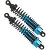 VGEBY Amortizzatore RC, 2x Metallo RC Accessori Auto RC, Adatto 1:10 Auto RC, Blu 100mm, Accessori Modelli Auto RC, for Costruire, Modificare, Personalizzare Auto RC