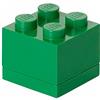 Lego Brick Lunch Box Green, 4.5 x 4.5 x 4 cm