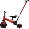 HUOLE Bambini Triciclo con Maniglione di Spinta il Genitore per 1-3 Anni 3 IN 1 Triciclo Ragazzi Ragazze Triciclo per Bambini Bicicletta Equilibrio Sedile e Maniglia Regolabili-3 in 1 (rosso)