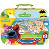 Schmidt Spiele 40640 Collezione di giochi educativi per bambini, Sesame Street Design, collezione di giochi