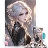 LKASGCBY Puzzle da 1000 pezzi per adolescenti Ragazza samurai anime Sfida di gioco educativo giocattolo Decorazioni e regali unici per la casa 75x50cm