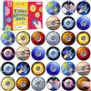 SCIONE 52 Pezzi Mini Spinner Sistema Solare - Plastica Resistente, Giocattoli Sensoriali Silenziosi per Bambini- Regali per Borse Festa, Premi Scolastici, Regali di Compleanno, Antistress