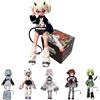 niannyyhouse BJD Blind Box Statuine, serie Devil Horns, scala 1/8, bambola snodata a sfera con vestiti, action figure da collezione (6 pezzi)